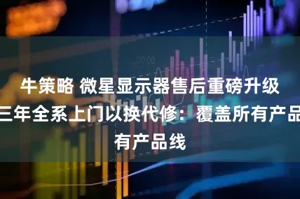 牛策略 微星显示器售后重磅升级！三年全系上门以换代修：覆盖所有产品线